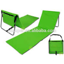 Colorful foldable padded beach mat